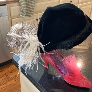 Ladies Vintage Black Har